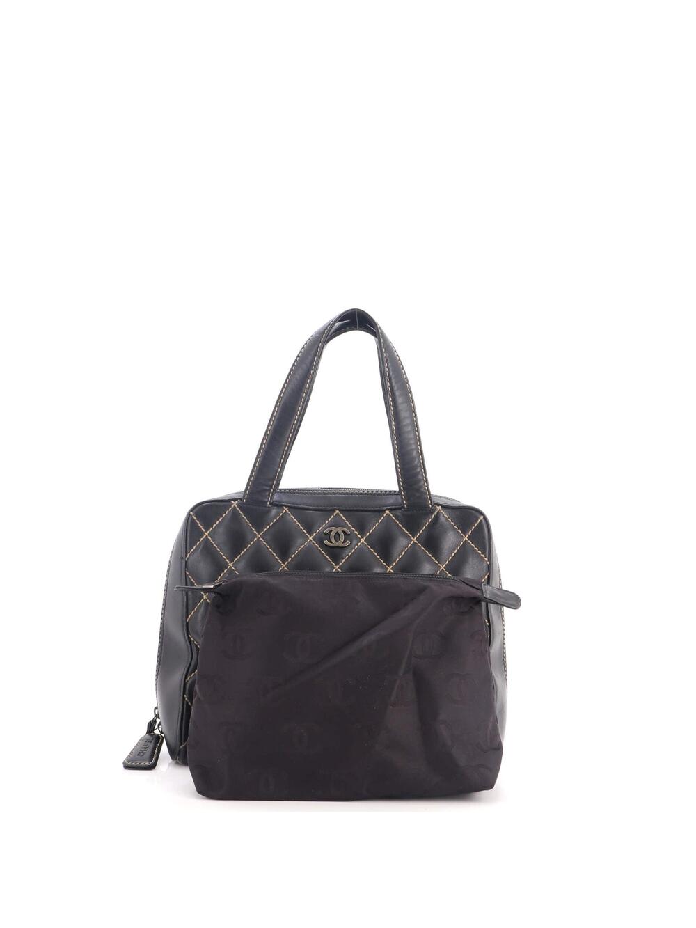 Chanel Surpique Zip Around Satchel #365586C13B